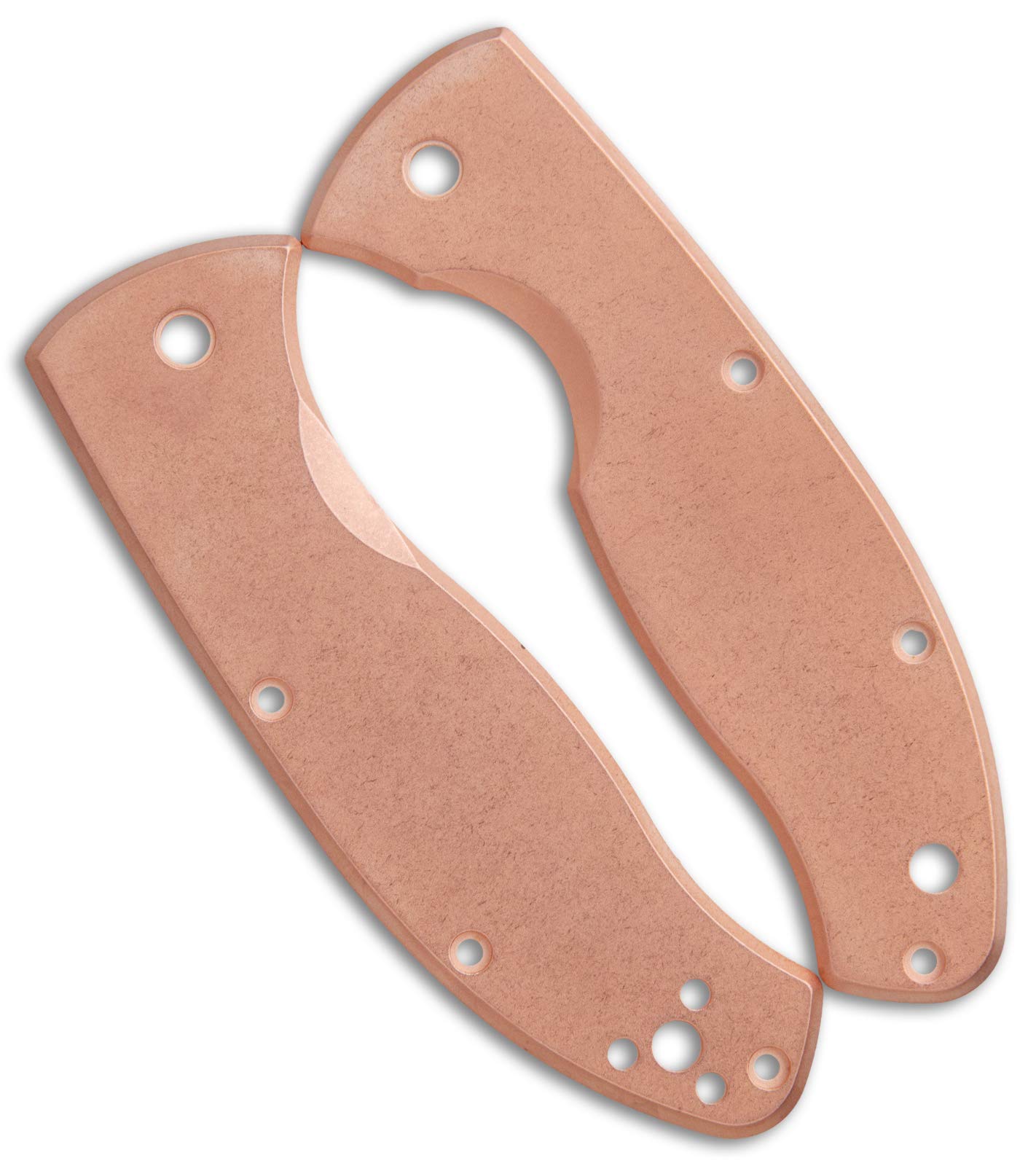 Flytanium Copper Replacement Scales for Spyderco Tenacious Folding Knife - Premium Upgrade for Enhanced Grip & Style | Perfect for EDC, Outdoor Adventures & Collectors