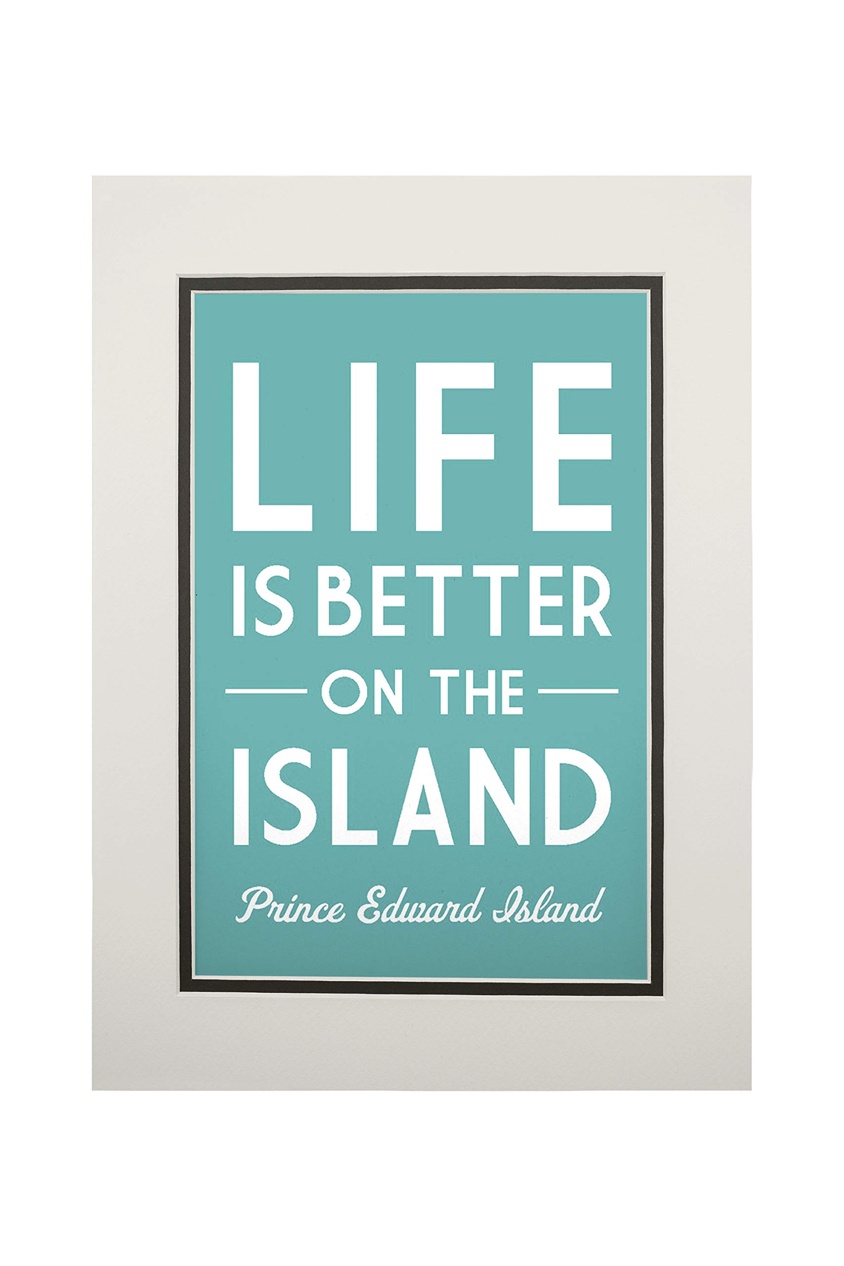 Prince Edward Island Canada Wall Art - 11x14 Double-Matted Ready to Frame Print - Coastal Home Decor for Living Room, Bedroom & Office