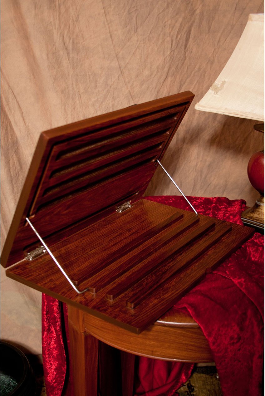 Roosebeck Portable Tabletop Music Stand - Adjustable Height & Angle for Sheet Music - Perfect for Piano, Violin, Guitar Practice & Classroom Use