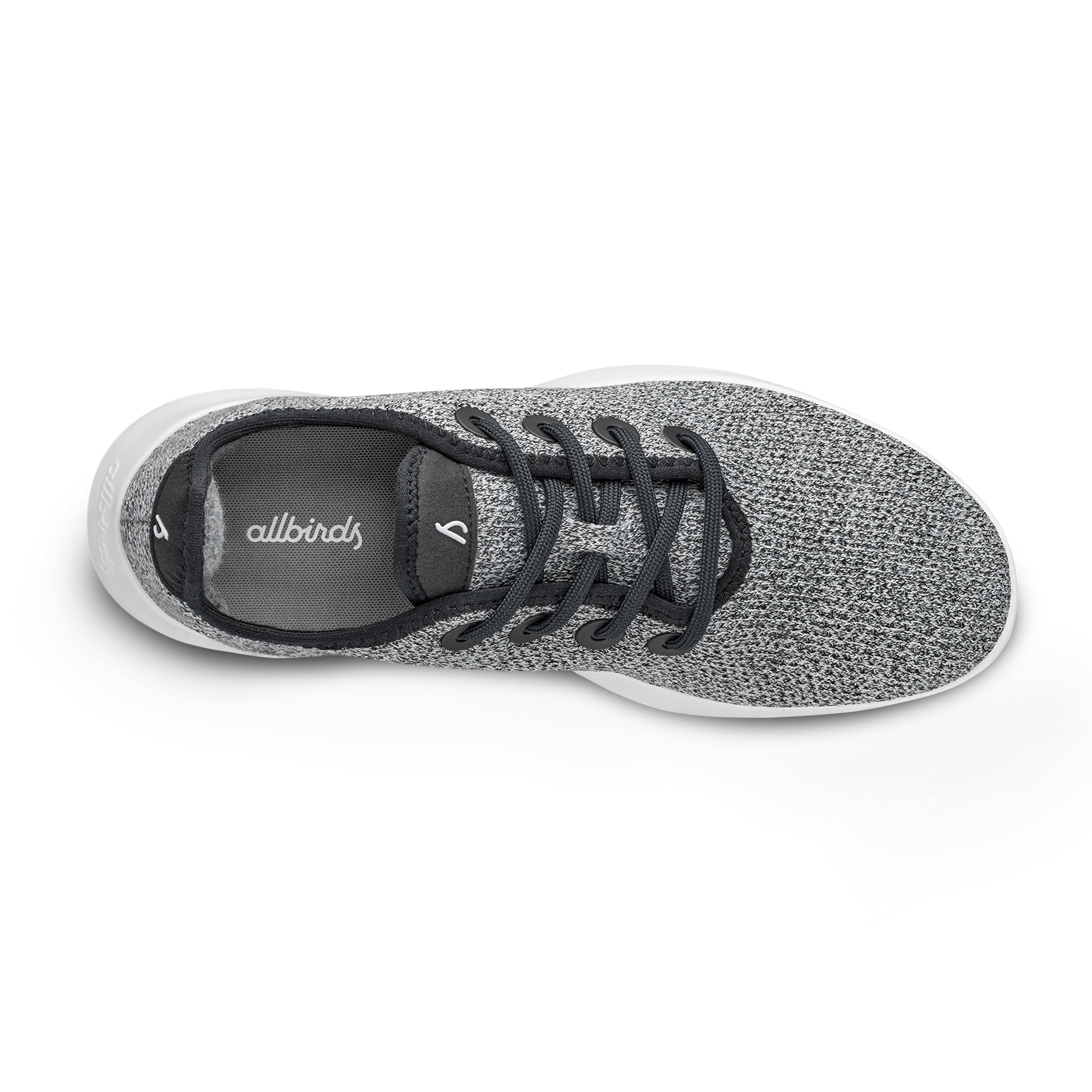 Women's Tree Runner Sneakers - Blizzard/Natural Black with Blizzard Sole | Eco-Friendly Running Shoes for Women | Perfect for Jogging, Gym & Casual Wear
