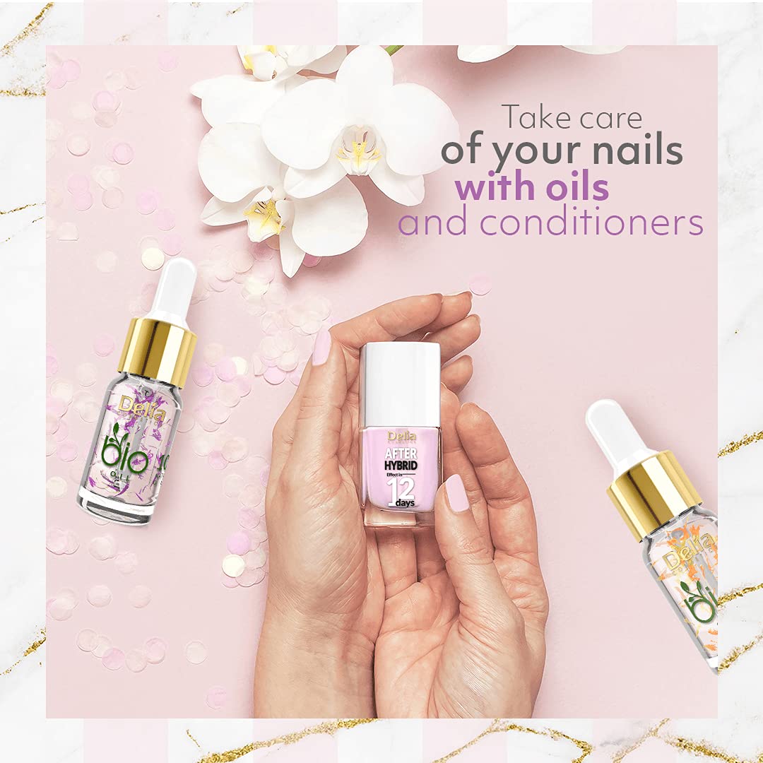 Delia Cosmetics Nail Strengthening Treatment - Total Reconstruction for Damaged & Brittle Nails - Calcium & Vitamin Enriched Formula Whitens & Nourishes - 11ml - Perfect for Salon Use & At-Home Nail Care