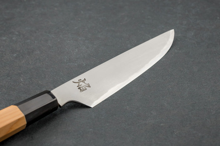 Premium Sakai Takayuki Homura Kogetsu 150mm Petty Knife by Master Itsuo Doi - Japanese Chef Knife for Precision Slicing, Peeling & Fruit Cutting - Perfect for Home Cooks & Professional Kitchens