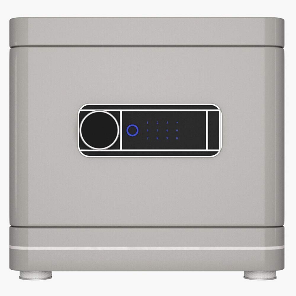 Secure Metal Storage Locker - 42.2 x 36 x 38cm Home & Office Safe Box for Documents, Valuables & Financial Supplies | Bedroom, Study & Cabinet Organization Solution