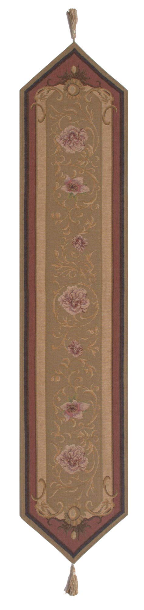 Josephine Light Large French Tapestry Table Runner - 70