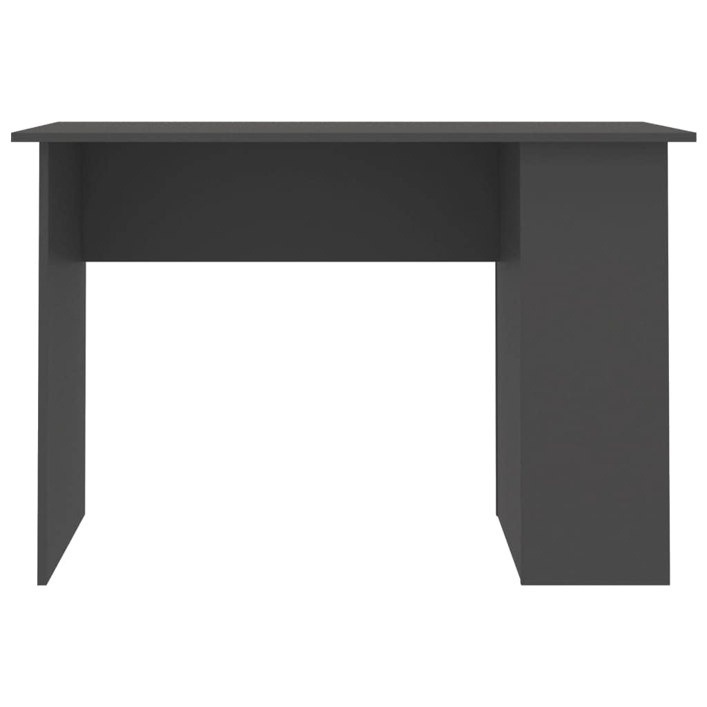 Modern Gray Executive Desk with Storage - 43.3