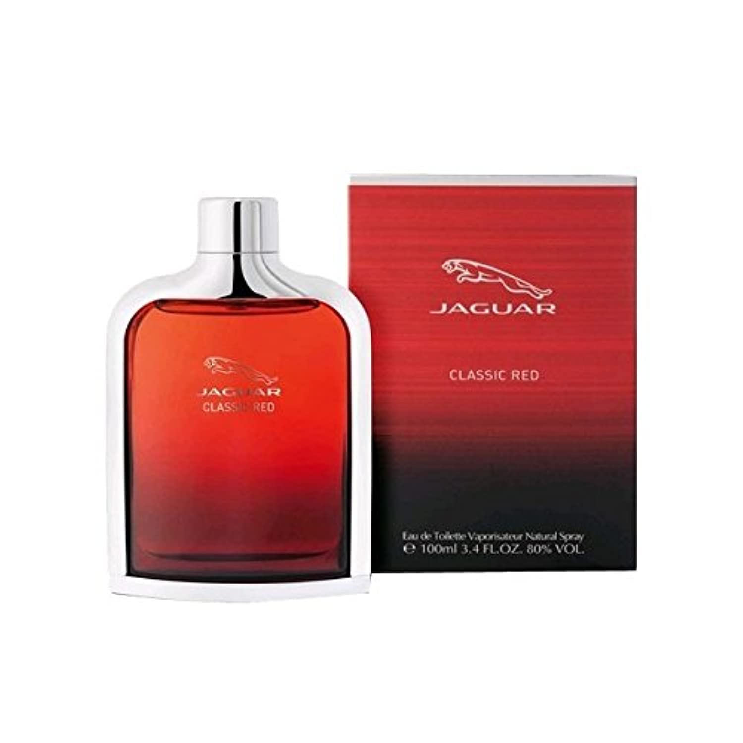 JAGUAR CLASSIC RED Cologne for Men - 3.4 oz EDT Spray | Fresh & Masculine Fragrance | Perfect for Date Night & Special Occasions
