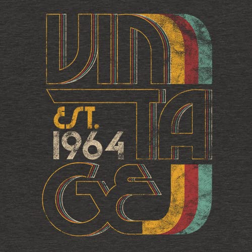 61st Birthday Gift for Women - Vintage 1964 Retro T-Shirt - Funny 61 Year Old Birthday Present - Perfect for Parties, Celebrations & Special Occasions