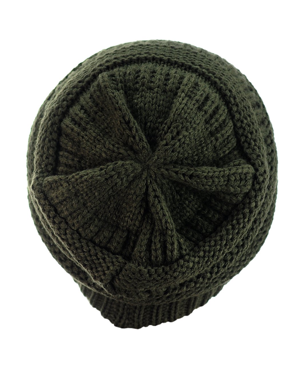 Trendy Chunky Cable Knit Beanie - Soft Stretch Warm Winter Hat for Women & Men - Perfect for Skiing, Snowboarding & Outdoor Activities
