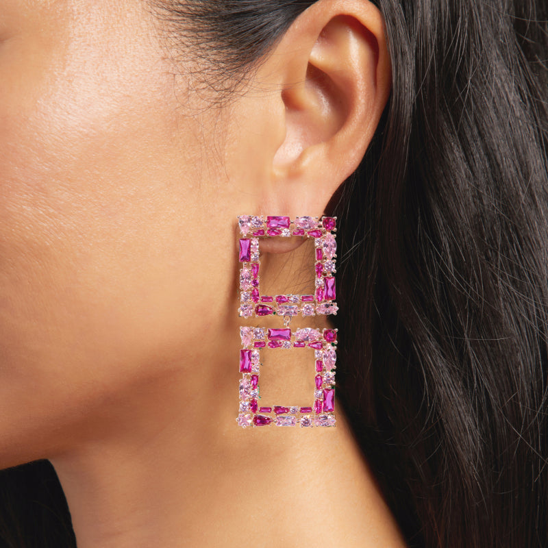 Katie Earrings - Elegant Dangle Earrings for Women, Perfect for Parties, Weddings & Everyday Wear