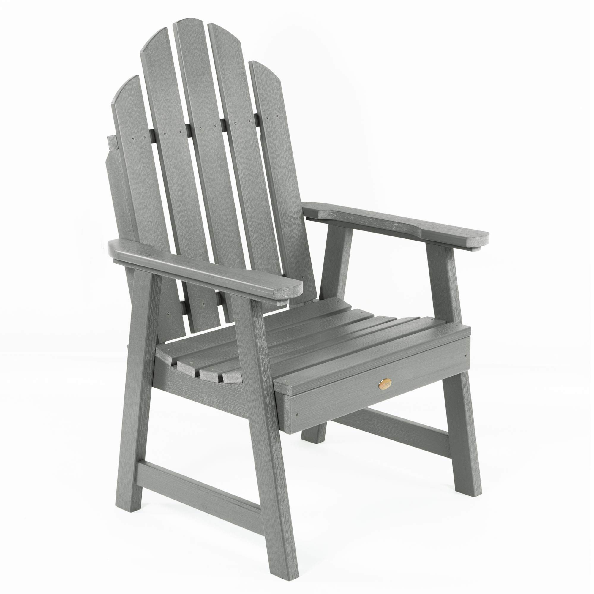 Highwood Classic Westport Patio and Garden Chair - Durable Coastal Teak Finish - Perfect for Outdoor Dining, Poolside Relaxation & Coastal Decor