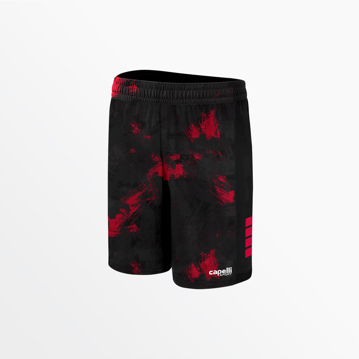 Youth Camo Strokes Athletic Shorts - Lightweight Comfort for Running, Gym & Casual Wear