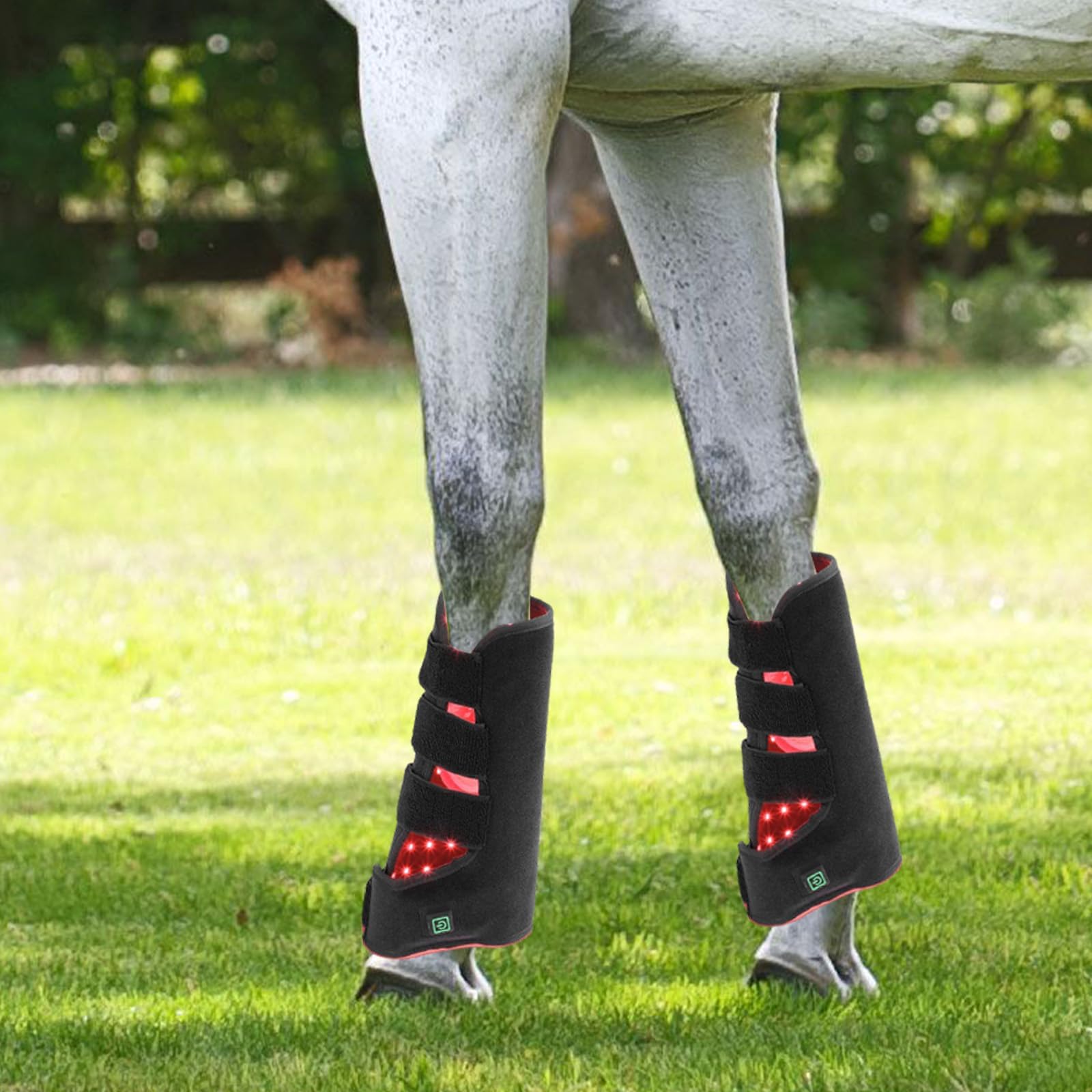 LED Red Light Therapy Boot for Horse Hooves - Infrared & Red Light Therapy Device to Relieve Leg Pain from Vigorous Exercise - Ideal for Post-Workout Recovery & Equine Wellness (1pc)