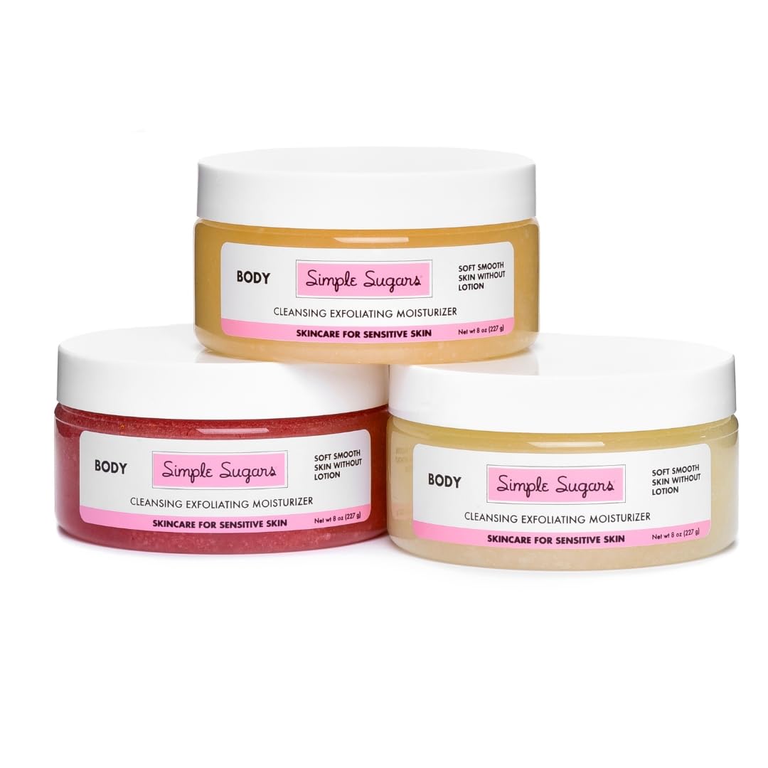 All-Natural Skincare Bundle for Sensitive Skin - Holiday Best Sellers (8oz, Cranberry, Sugar Cookie & Candy Cane Body Lotions) | Perfect for Winter Hydration & Gift Giving