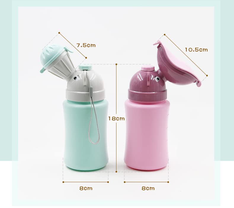 Portable Travel Potty for Kids - Foldable Car Potty for Camping, Road Trips, Beach & Outdoor Activities (Pink) - Ideal for Toddlers & Potty Training on the Go