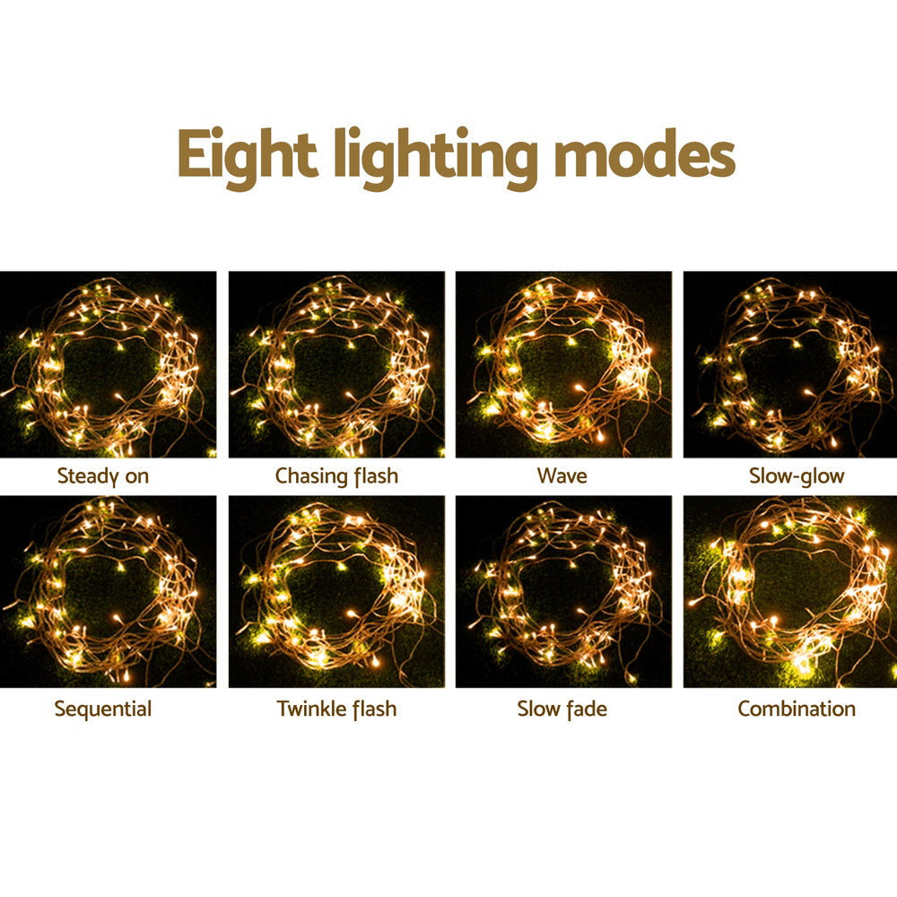 32M 960 LED Icicle Christmas String Lights - Warm White Outdoor Decor for Holiday, Party, and Home Decoration