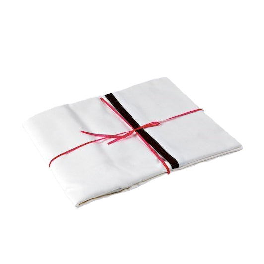 Luxury White Silk Trim Pillowcases - Soft & Hypoallergenic for Better Sleep - Perfect for Bedroom, Hotel, or Spa Decor
