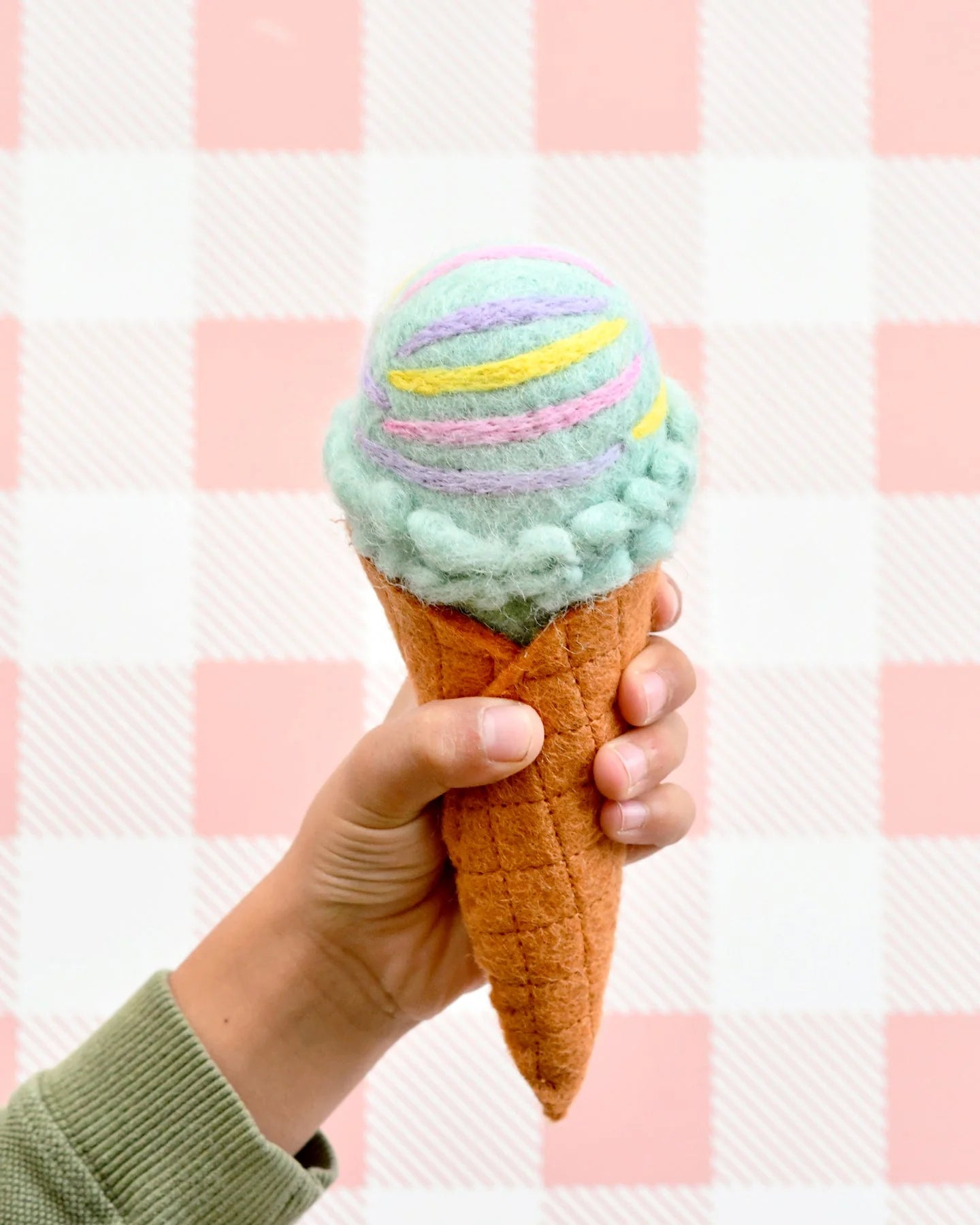 Premium Ice Cream Play Set - 9 Realistic Scoops & Waffle Cones for Kids Pretend Play, Montessori Learning & Sensory Toys - Perfect for Birthday Gifts & Daycare Activities
