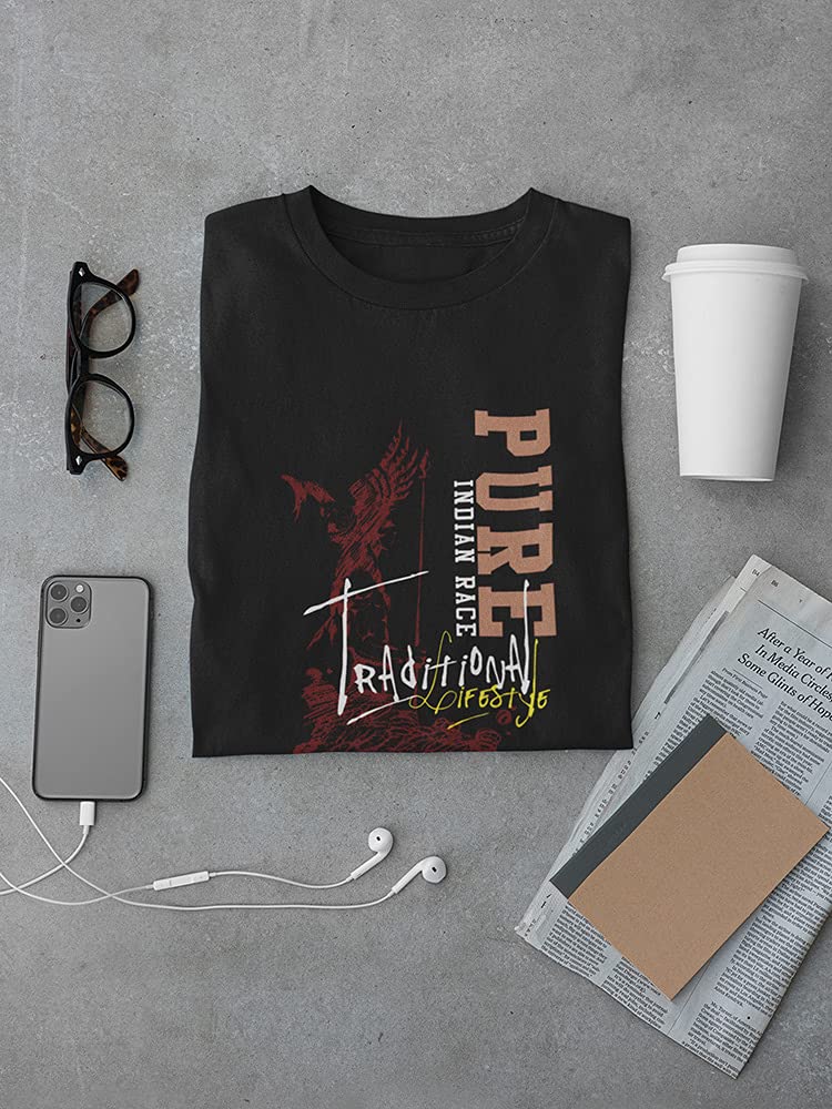 Red Silhouette Graphic T-Shirt for Men | Trendy Casual Tee for Everyday Wear, Street Style & Outings