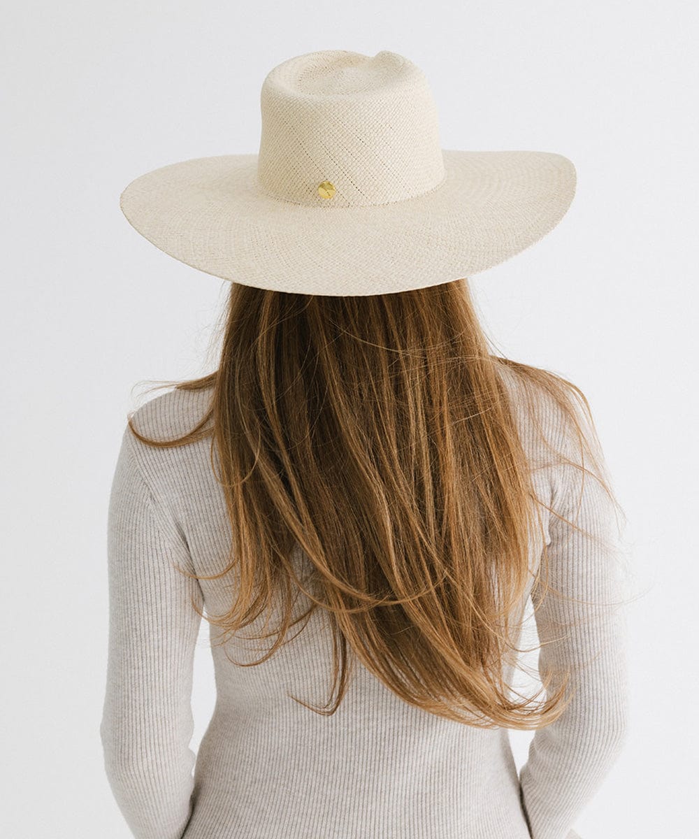 Stylish Meg Wide Brim Panama Straw Hat for Women - UV Protection Summer Beach Hat for Outdoor, Travel & Vacation