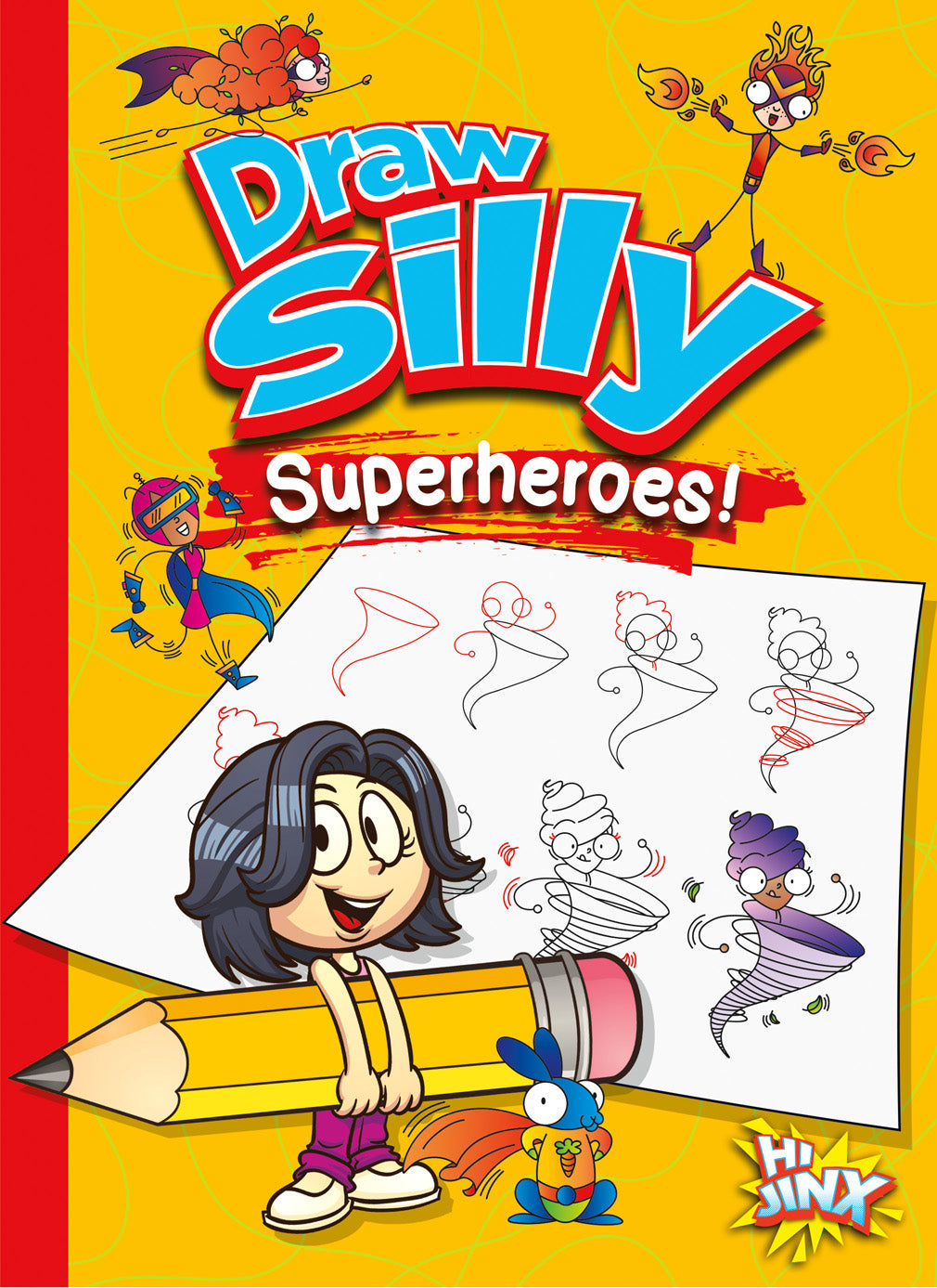 How to Draw Silly Superheroes - Step by Step Drawing Guide for Kids & Beginners | Fun Superhero Art Tutorial for Home & Classroom Activities