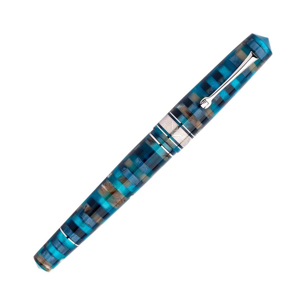 Leonardo Fountain Pen Mosaico - Premium Stainless Steel Pen for Writing, Calligraphy & Collecting - Perfect for Gifts, Office Use & Special Occasions