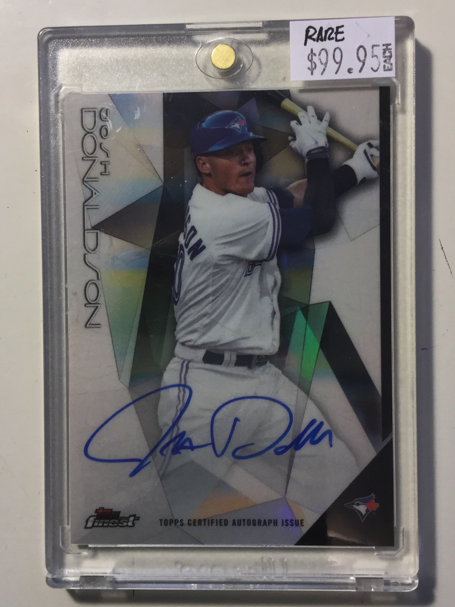 Authentic Blue Jays Josh Donaldson Autograph Topps Insert Card - Collectible Baseball Memorabilia for Fans & Sports Enthusiasts - Perfect for Display, Gifts, and Trading