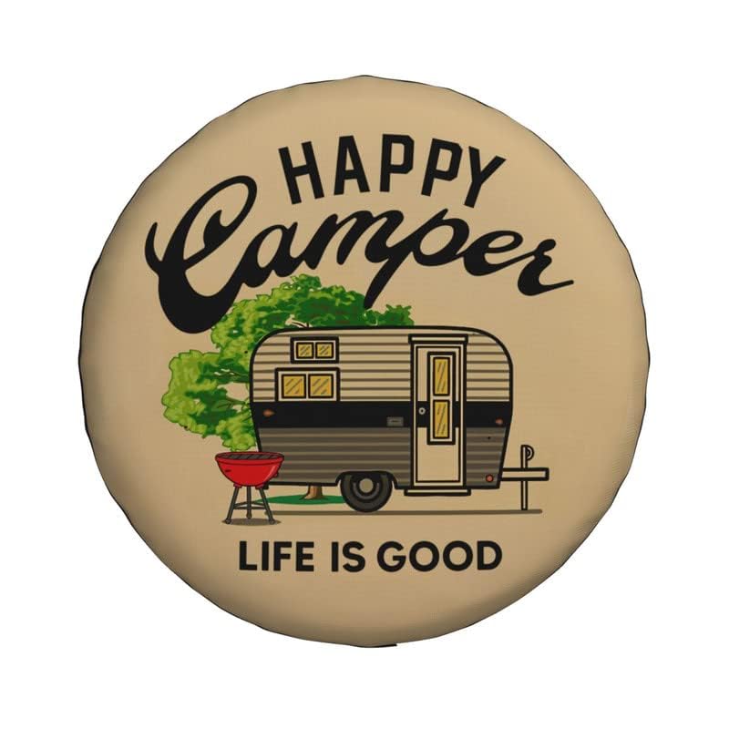 Universal 14 Inch Spare Tire Cover - Weatherproof Wheel Protector for RV, Camper, Travel Trailer, SUV & Truck | Outdoor Adventure & Road Trip Essential