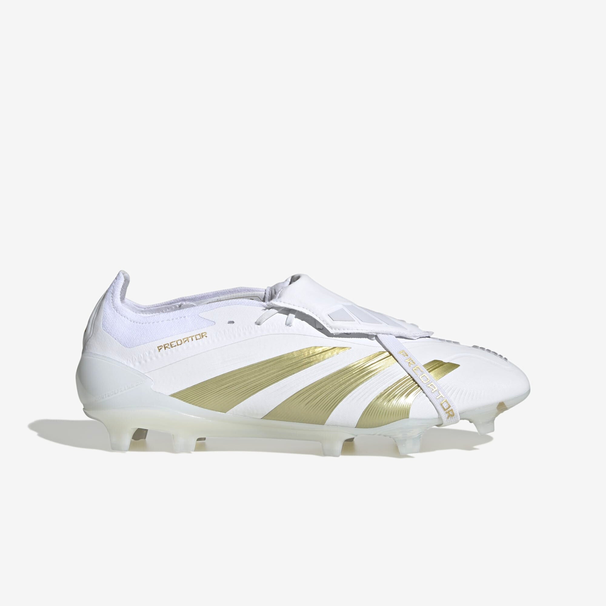 Adidas Predator Elite Fold Over Tongue Soccer Cleats - Lightweight Football Shoes for Men with Enhanced Grip | Perfect for Turf, Grass & Indoor Matches