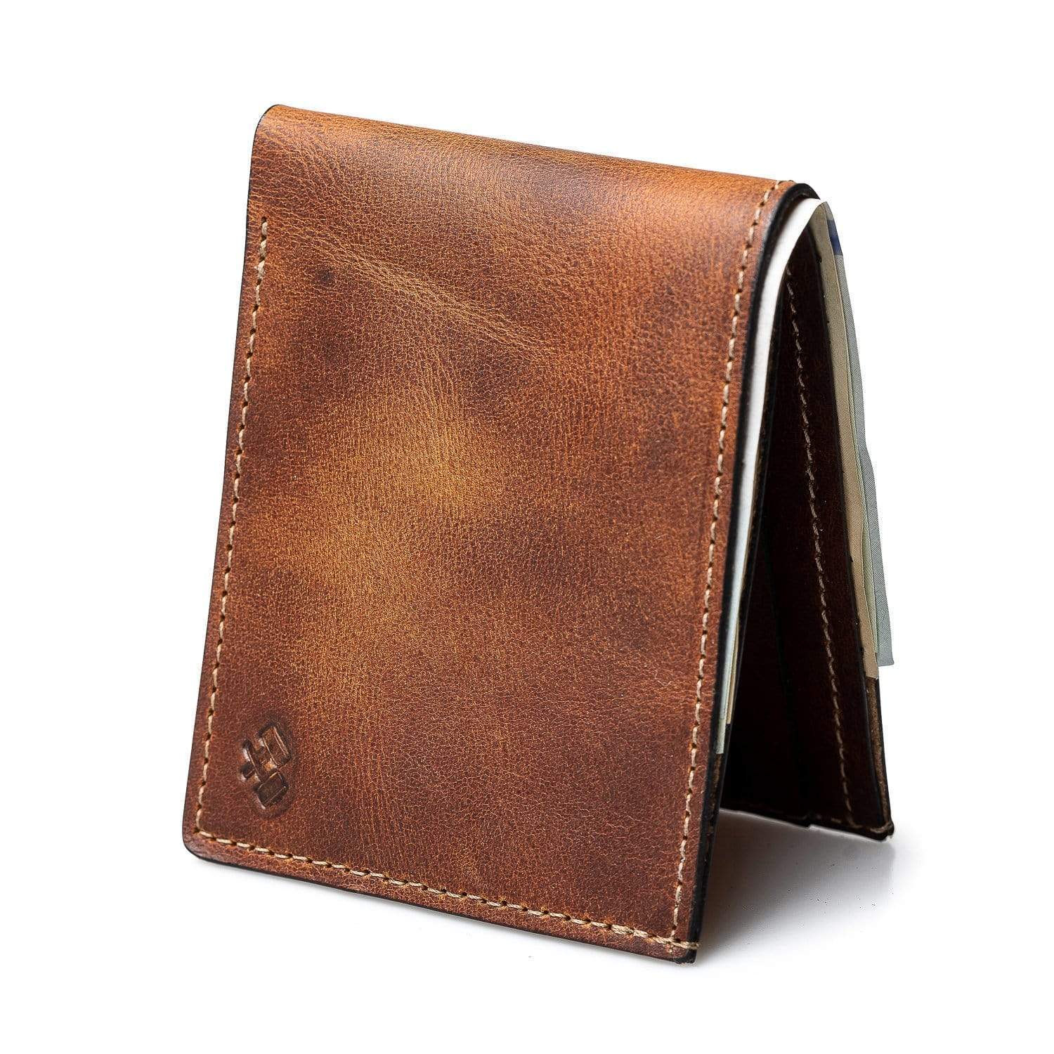 Genuine Leather Bifold Wallet for Men - Slim RFID Blocking Credit Card Holder - Perfect for Everyday Use, Travel & Business