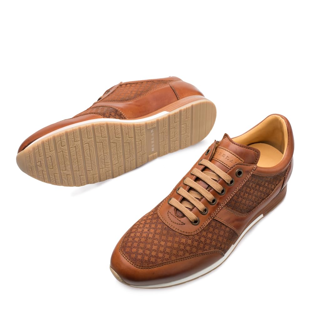 Mezlan Maxim Men's Luxury Sneakers - Handcrafted in Spain, Medium Width Dress Shoes for Formal Events & Business Occasions | Perfect for Weddings, Office Wear & Sophisticated Gatherings