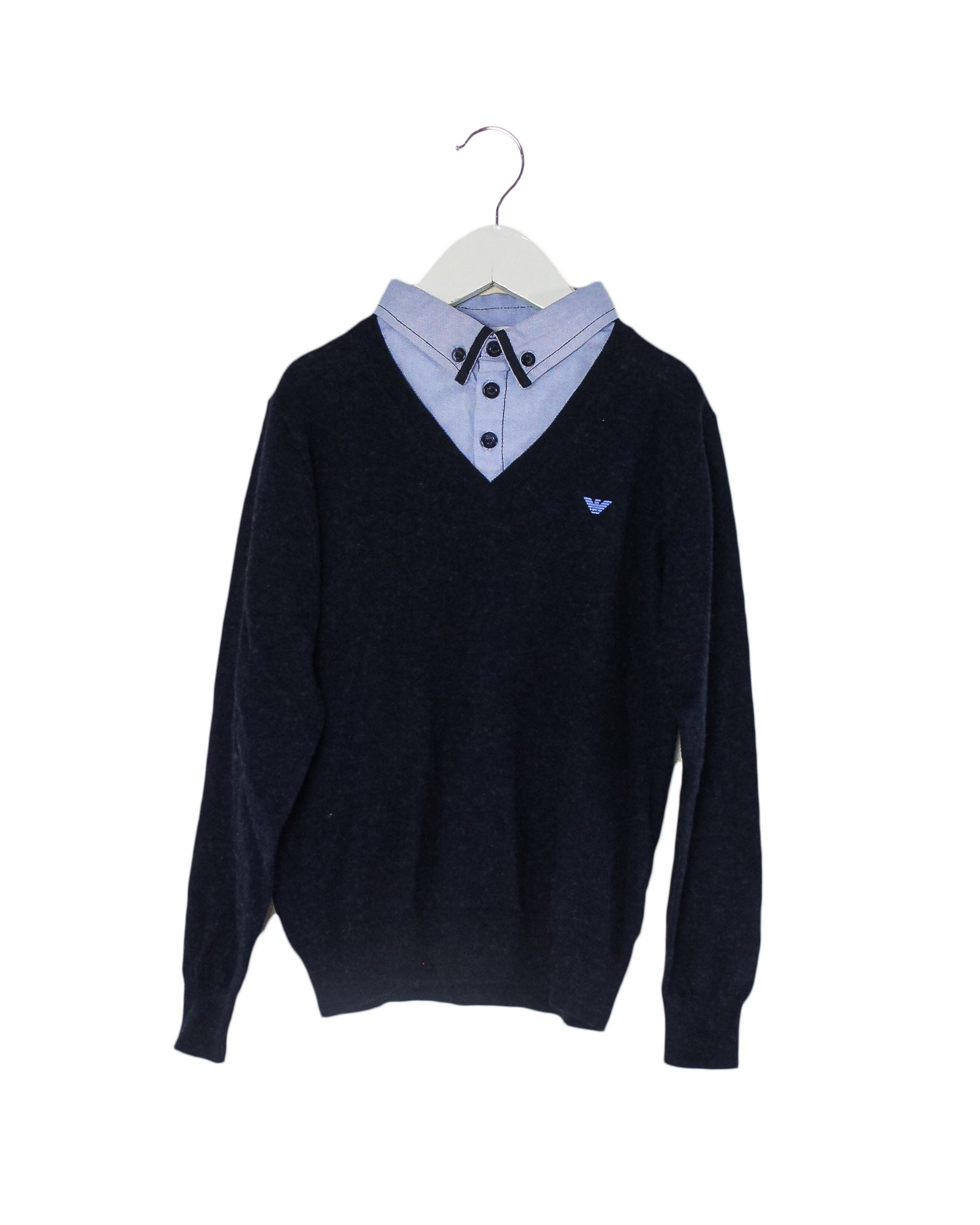 Armani Long Sleeve Top for Boys 8 Years (130cm) - Stylish Casual Shirt for School, Parties & Everyday Wear