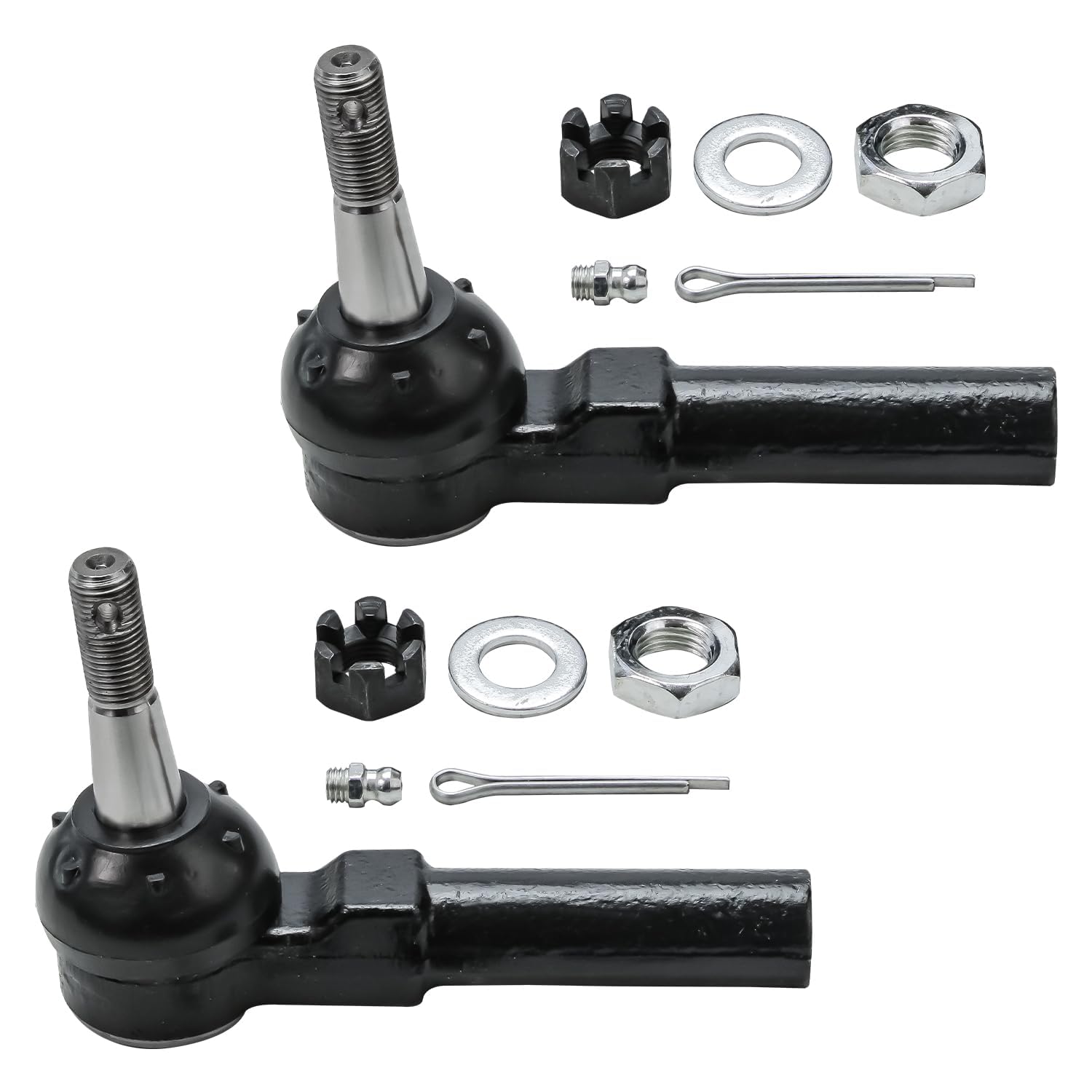 Detroit Axle 3.8L Power Steering Rack and Pinion Kit for Pontiac Grand Prix, Buick LaCrosse, Chevy Impala & Monte Carlo - Includes Steering Pump with Pulley & Front Outer Tie Rods - Perfect for Smooth Steering & Vehicle Maintenance