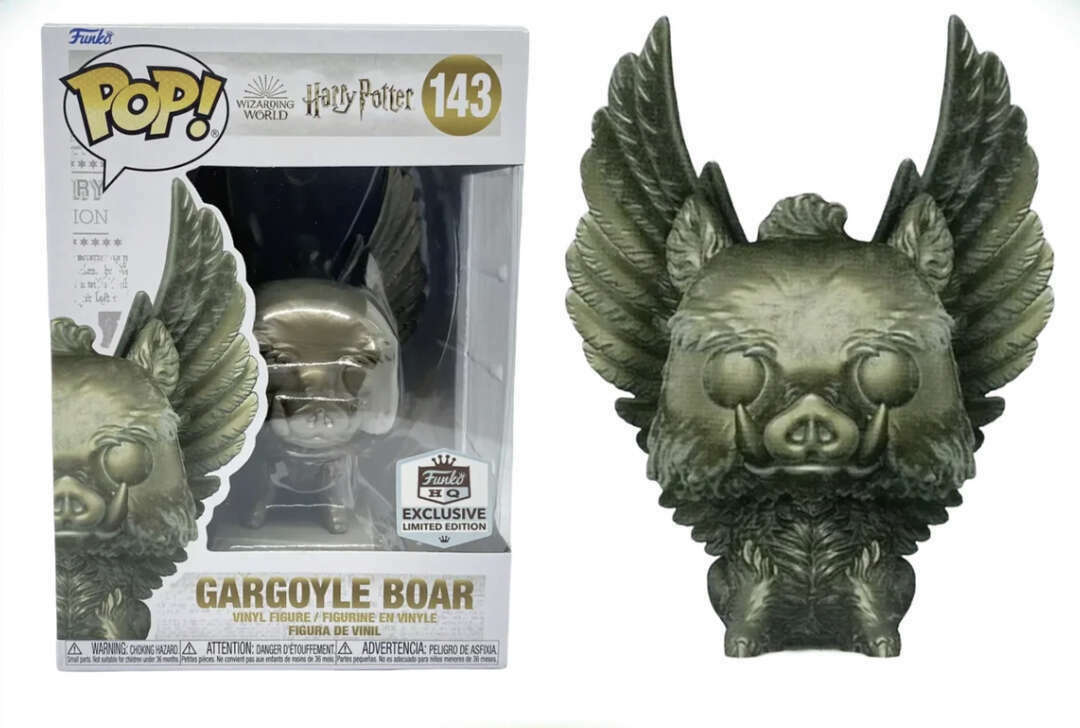 Funko Pop! Harry Potter Wizarding World Gargoyle Boar #143 with Exclusive HQ Sticker - Collectible Figure for Potter Fans & Home Decor