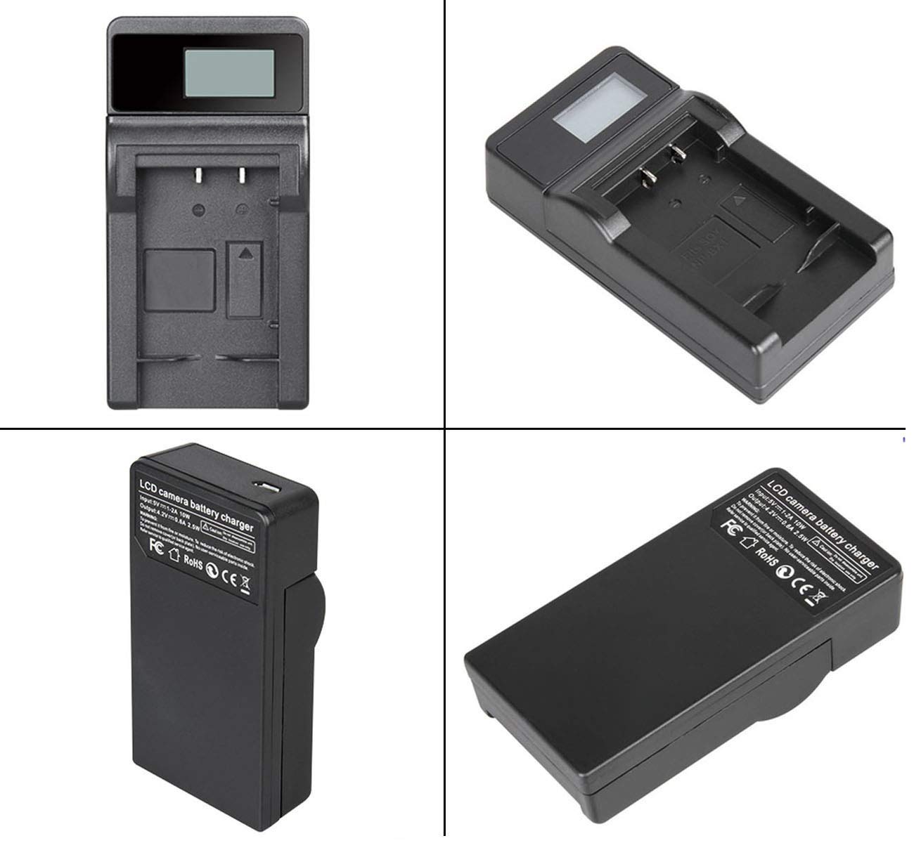 Panasonic HC-VXF1 HC-VXF1EE HC-VXF11 4K Camcorder LCD USB Battery Charger - Replacement Power Supply for Travel & Outdoor Videography