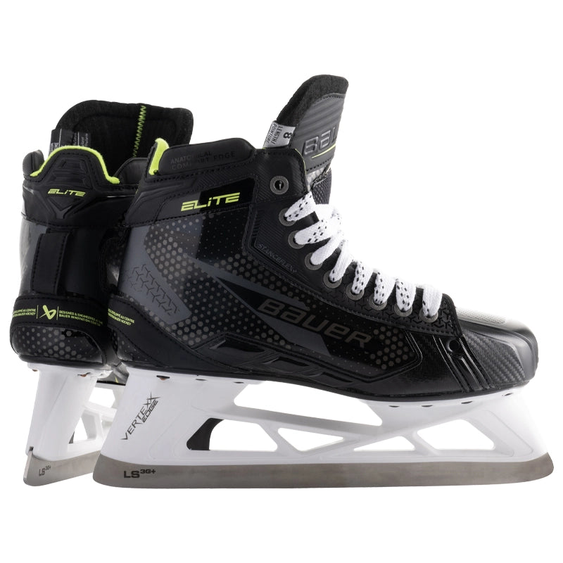 Bauer Elite Ice Hockey Goalie Skates for Intermediate Players - Perfect for Competitive Games & Training Sessions