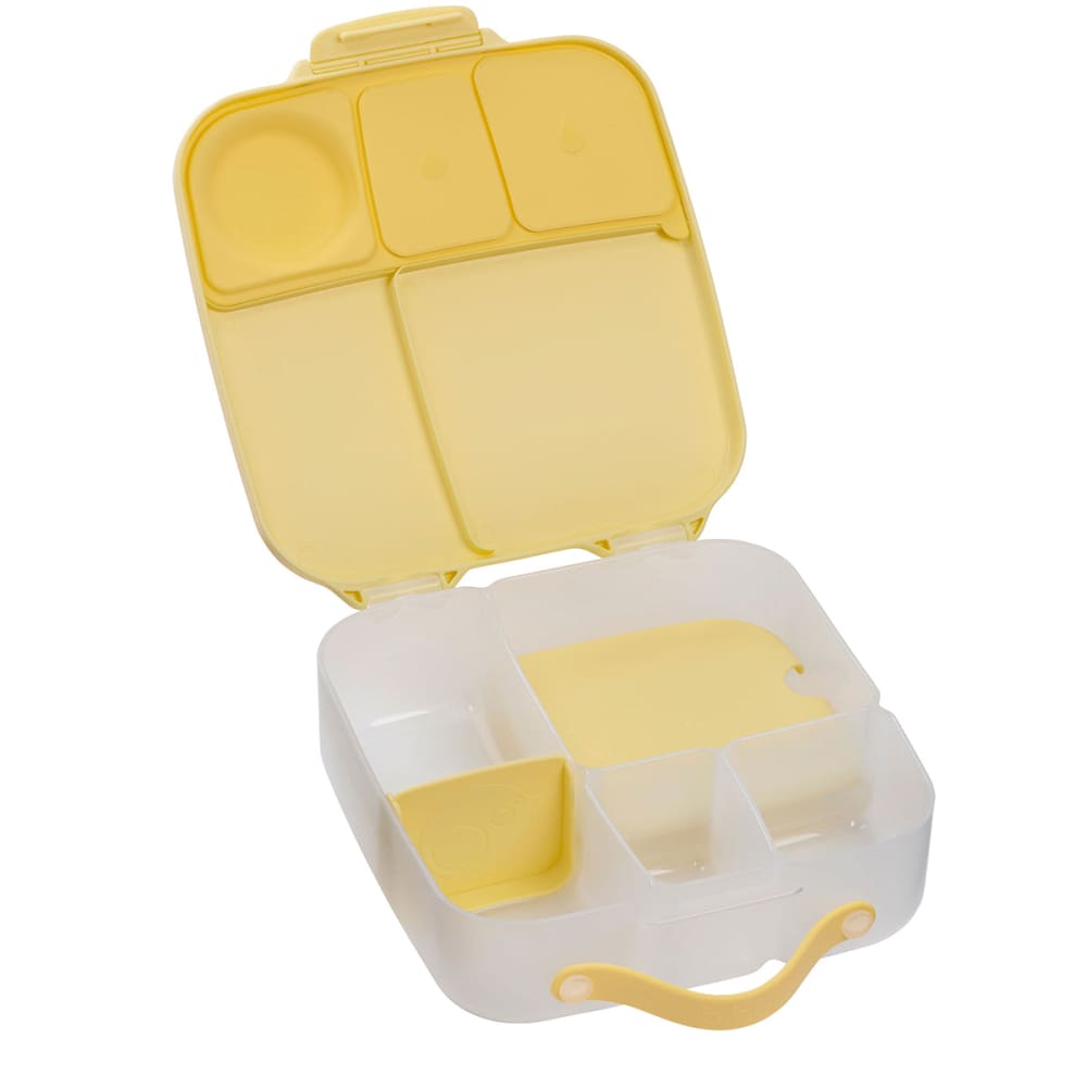 Large Insulated Lunch Box for Kids - Bento Box with Lemon Twist Design - Perfect for School, Picnics & Outdoor Activities