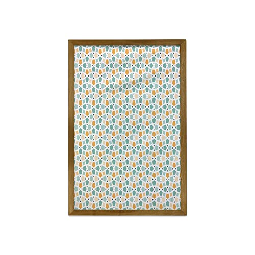 Turquoise Orange White
