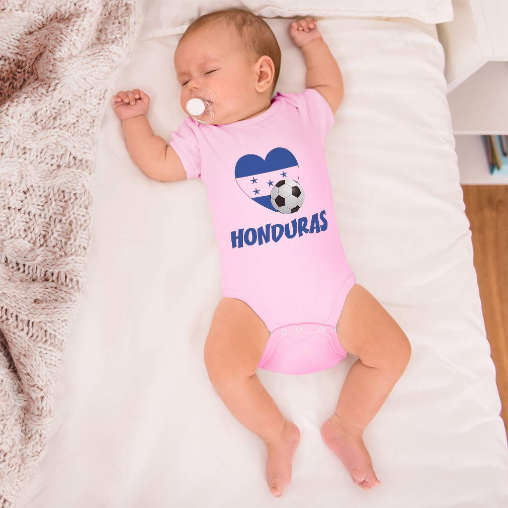 Honduras Soccer Baby Bodysuit - Cotton Football Outfit for Boys & Girls - Game Day & Playtime