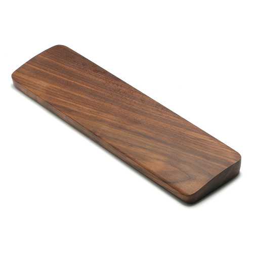 Premium Black Walnut Wooden Wrist Rest Pad - Ergonomic Support for 60% Keyboards (60 Keys) | Anti-Slip Design for Comfort & Protection | Ideal for Gaming, Typing & Office Work