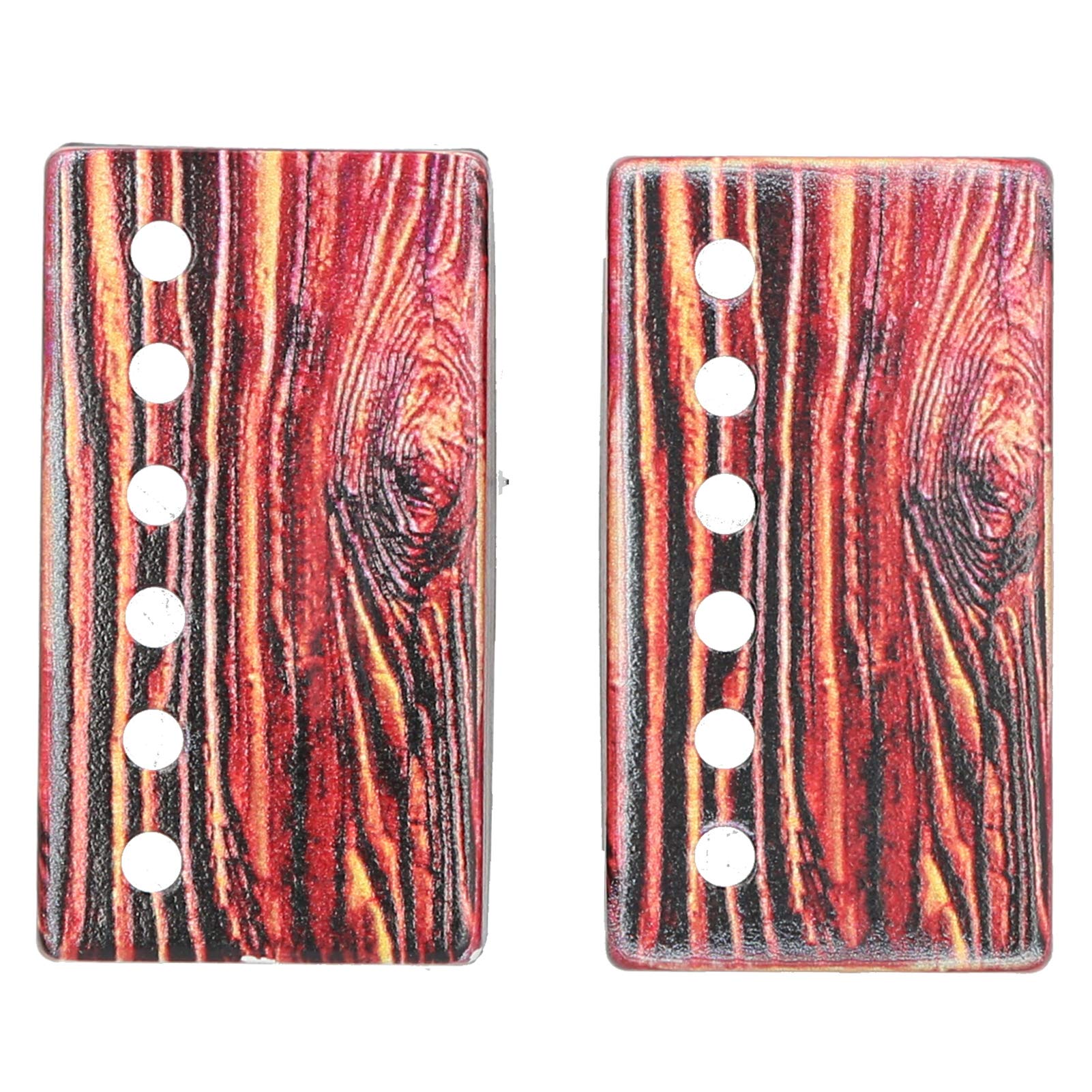 Premium Wood Grain Electric Guitar Pickup Cover - Durable 6-String Bridge Pickups Protection for Professional Musicians | Perfect for Stage Performances, Studio Recording & Guitar Maintenance