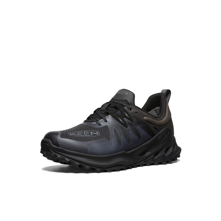 Men's Zionic Waterproof Hiking Shoes - Lightweight & Durable Outdoor Trekking Boots for Men | Black/Steel Grey | Perfect for Mountain Climbing, Trail Running & Camping Adventures
