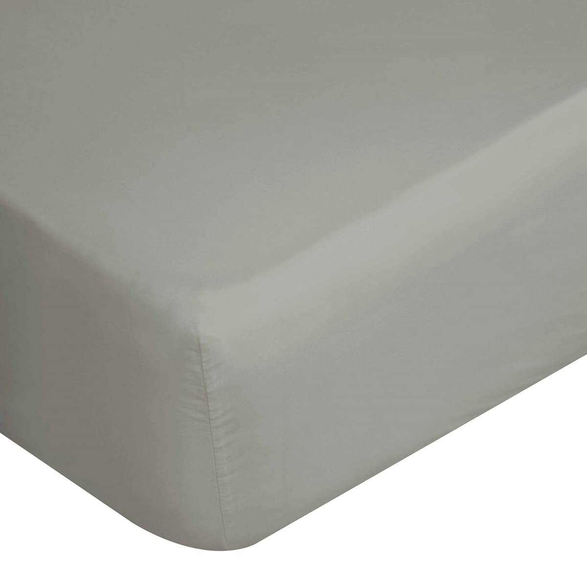 Belledorm 1000 Thread Count Cotton Sateen Extra Deep Fitted Sheet - California King Size, White - Luxury Bedding for Hotel-Style Comfort at Home