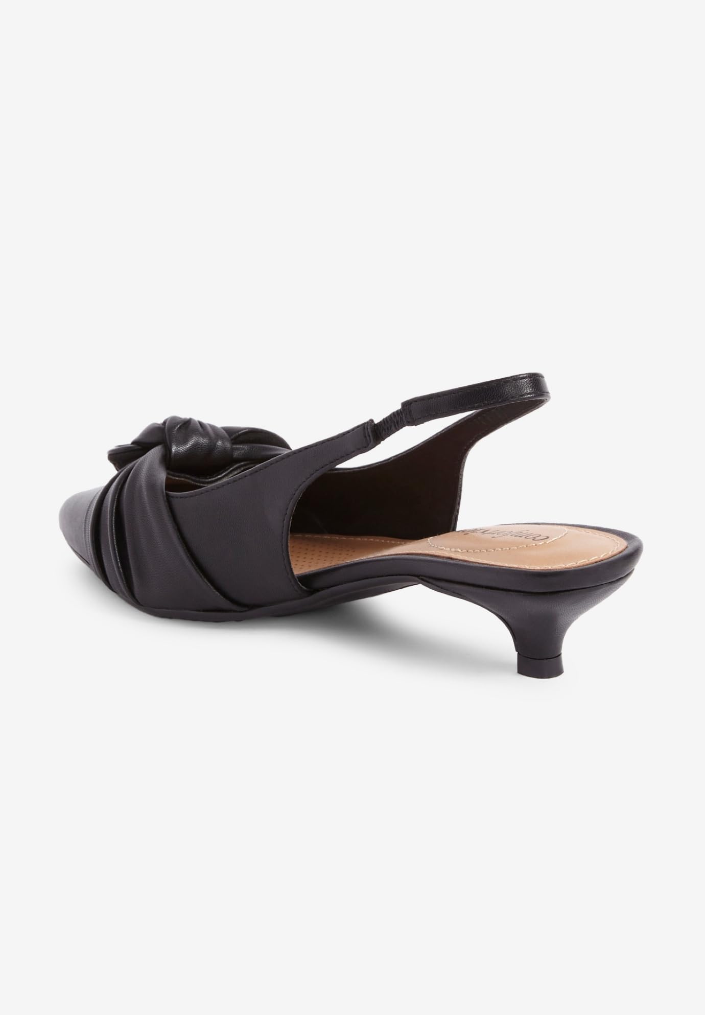 Comfortview Women's Wide Width The Tia Slingback - Comfortable & Stylish Casual Shoes for Work, Travel & Everyday Wear