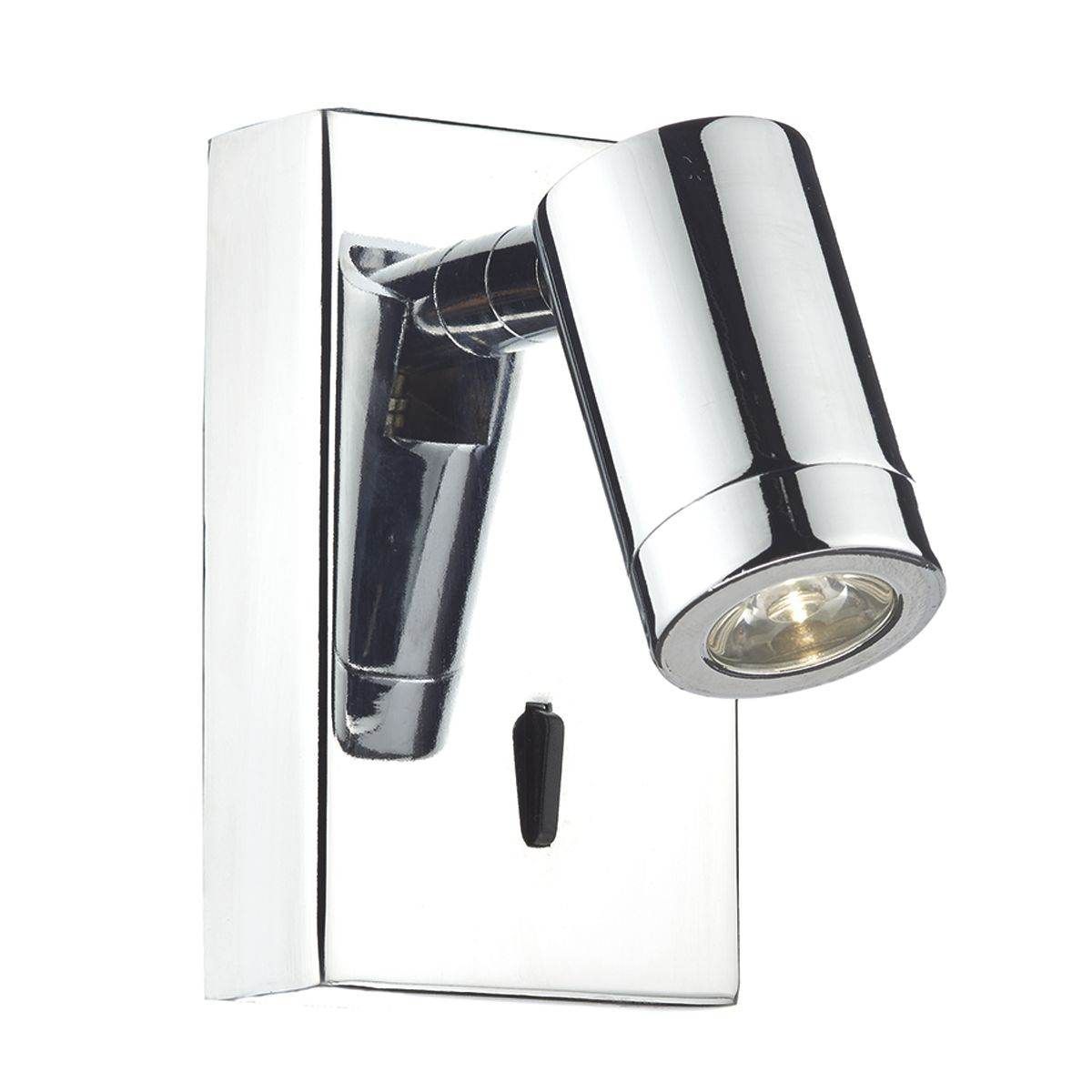Anvil Wall Bracket LED Light Fixture in Polished Chrome - Perfect for Kitchen, Bathroom, and Hallway Lighting