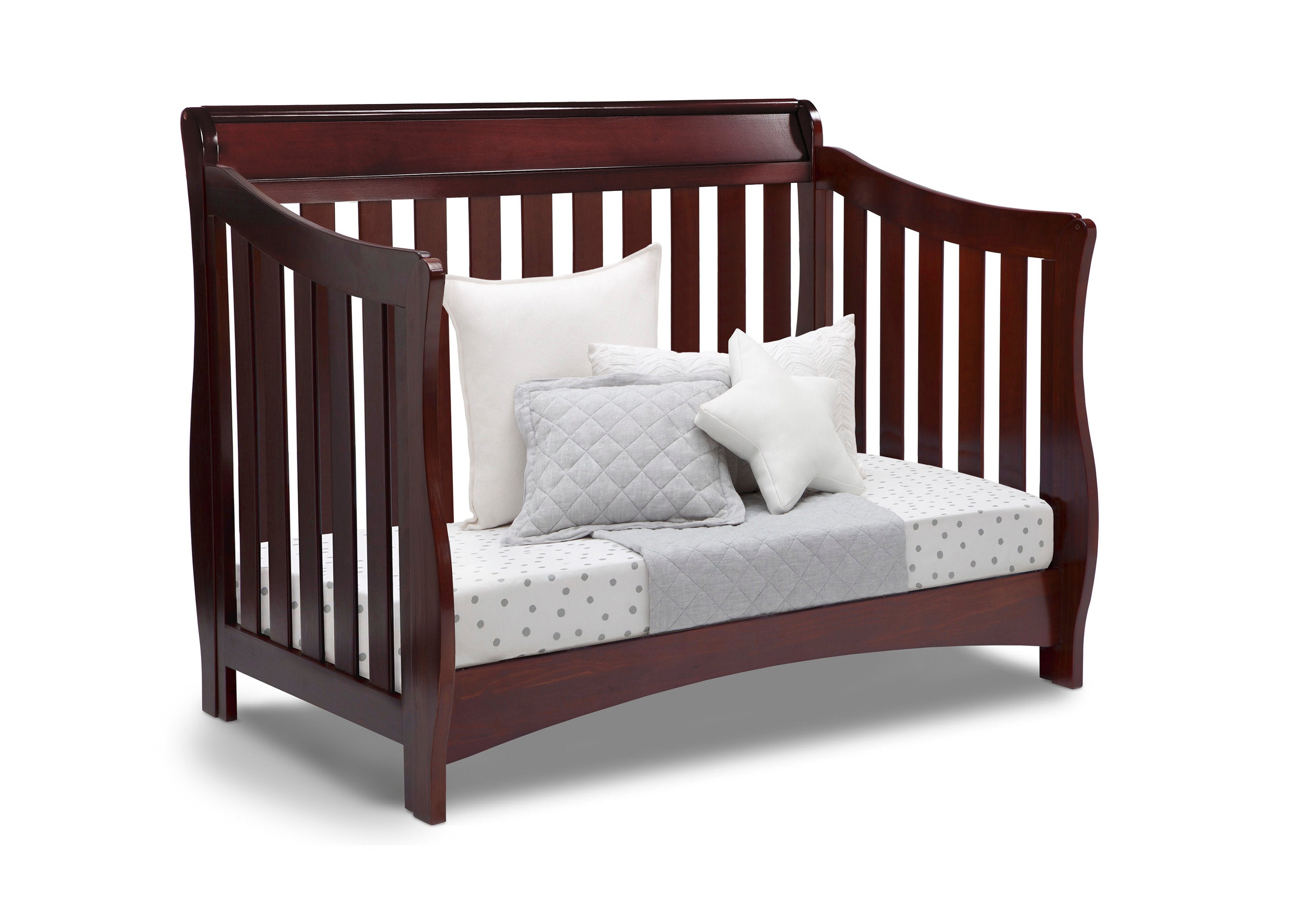 Bentley 'S' Series 4-in-1 Convertible Crib - Nursery Bed for Baby to Toddler - Perfect for Bedroom, Daycare & Guest Room