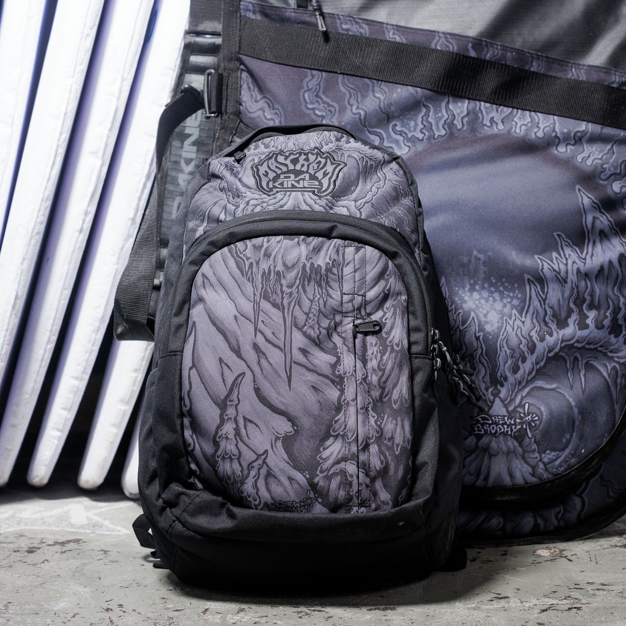 Premium 28L Campus Backpack by Mayhem - Durable School & Travel Backpack for College Students - Stylish Mayhem Black Design - Perfect for Classes, Commuting & Outdoor Adventures