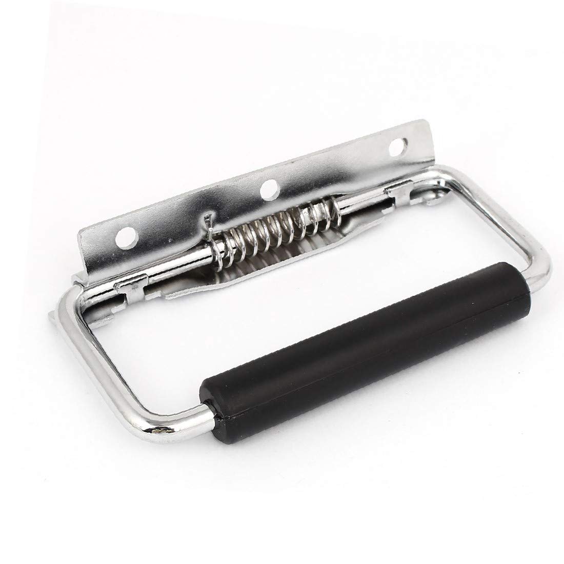 Heavy Duty Metal Spring Loaded Toolbox Drawer Pull Handle - Durable Cabinet Grip for Tool Chests & Workshop Storage (Perfect for Garage Organization & DIY Projects)