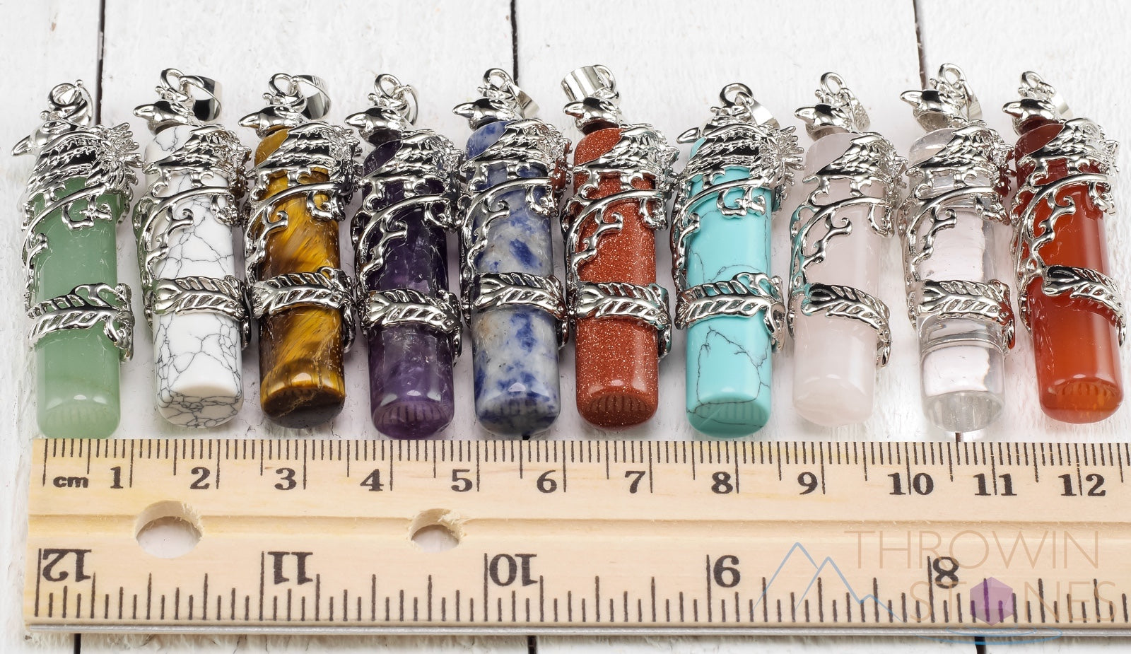 PHEONIX Bird Crystal Pendant Necklace - Handmade Healing Jewelry with Natural Crystal Points & Gemstones (E1019) | Spiritual Gift, Meditation Accessory, Energy Healing Tool