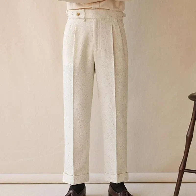 Paris High Waist Design Trousers for Women - Elegant Slim Fit Pants for Office, Party & Casual Wear | Comfortable Stretch Fabric