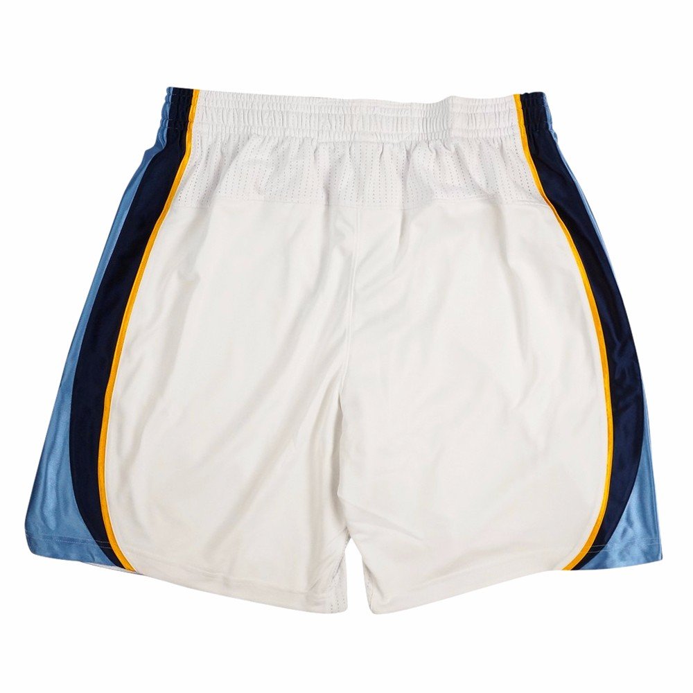 adidas Memphis Grizzlies NBA Authentic On-Court Climacool Basketball Shorts for Men - White Team Game Shorts (2XL) - Perfect for Basketball Games, Workouts and Casual Wear
